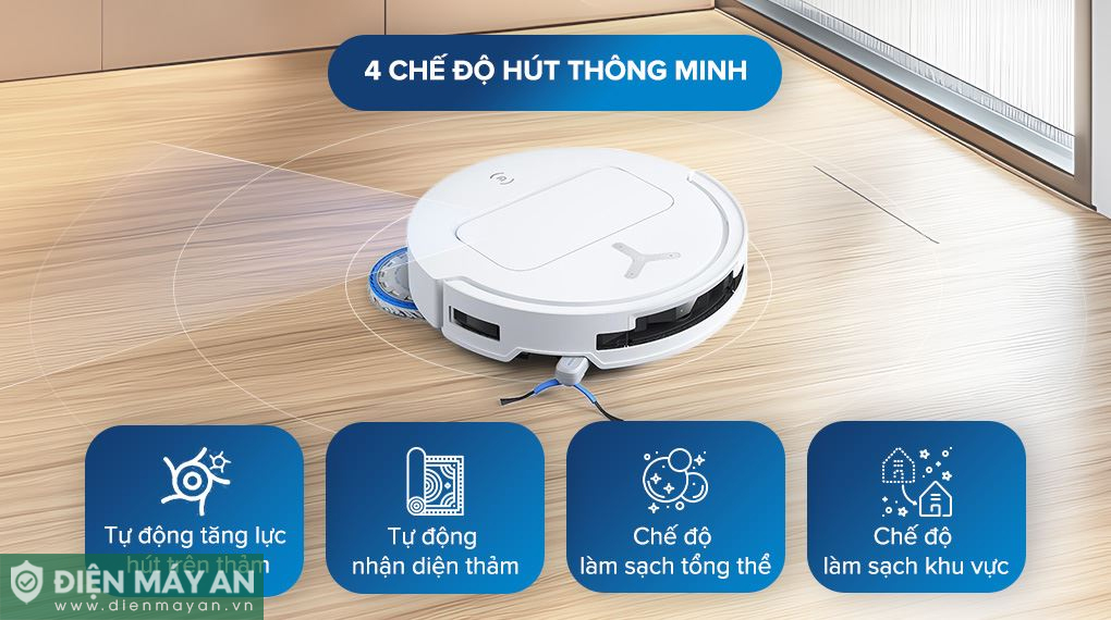 Robot hút bụi lau nhà Ecovacs Deebot T50 Pro Omni 